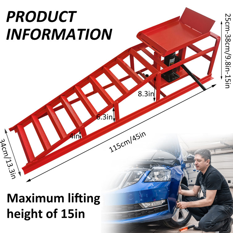 Car jack clearance ramps